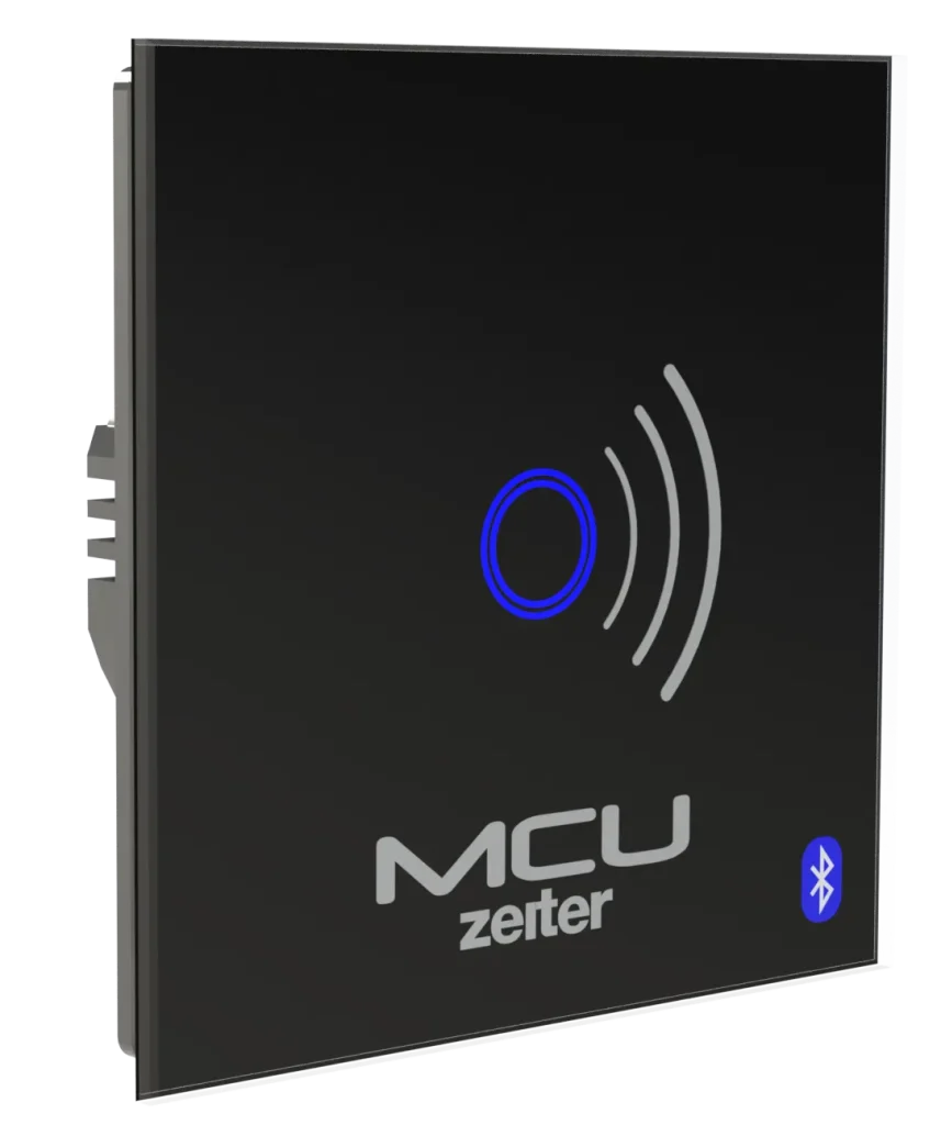 Dispositivo Zeiter MCU que ejemplifica la diferencia entre software y hardware de proximidad.